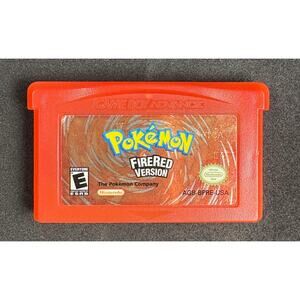 Pokemon FireRed Version Authentic Game Boy Advance 2004 GBA TESTED Working CLEAN
